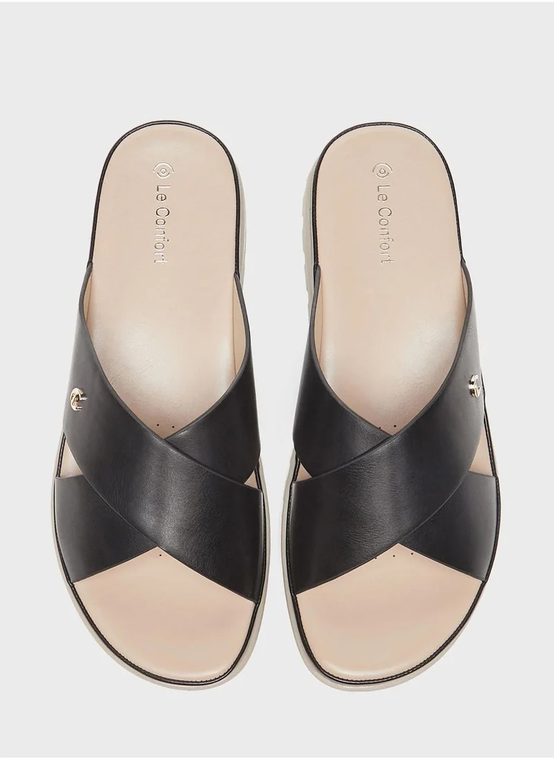 لو كونفورت X Strap Wedge Sandals