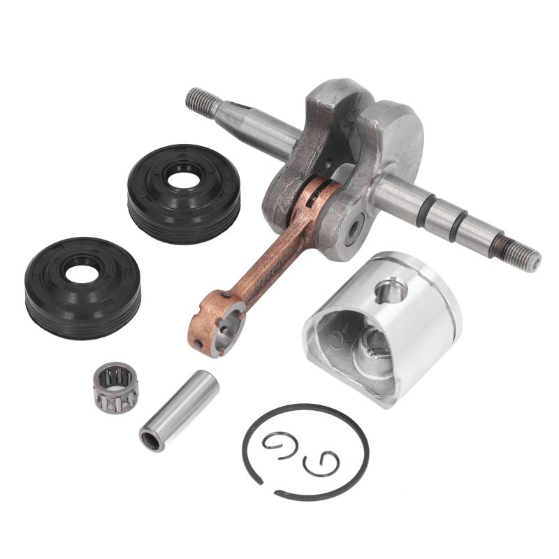 Chainsaw Rebuild Kit: Alloy Steel Construction - High Load Bearing Capacity Chainsaw Crankshaft Kit for Husqvarna 136, 137, 141, 142 Chainsaw Repair & Maintenance - Image 1