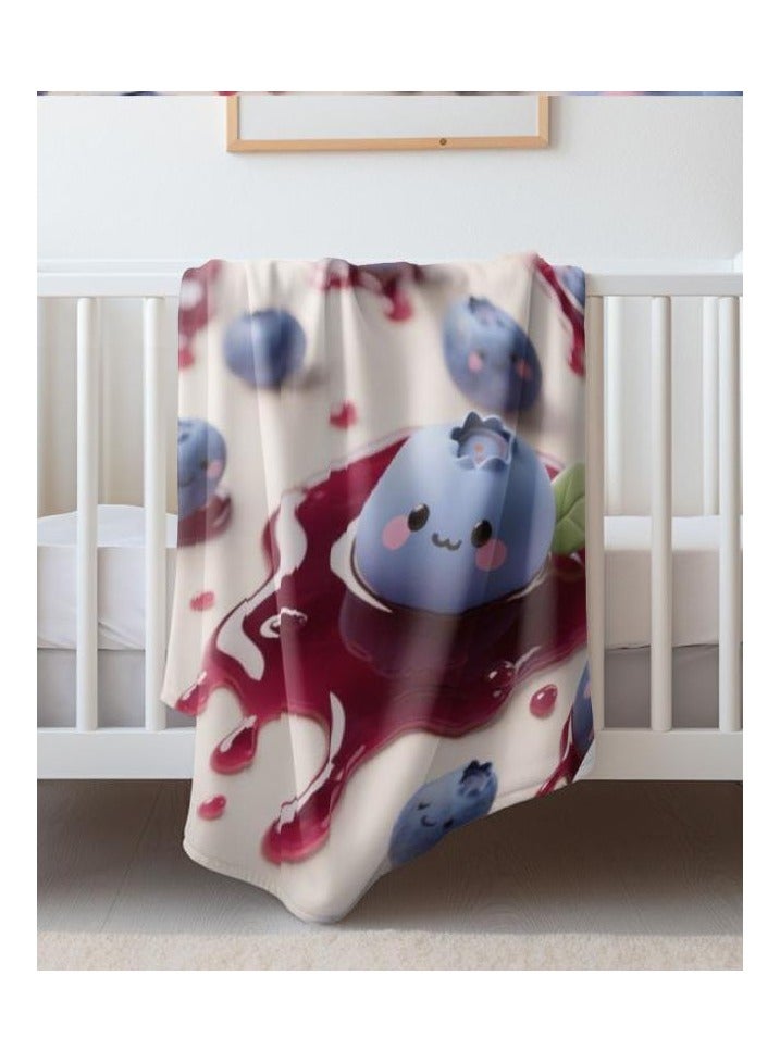 عام بطانية رقيقة من الفانيلا الكرتونية للأطفال أو الطلاب (دافئة ومريحة ومناسبة للنوم والألعاب) 100 سم * 150 سم - 449 - Image 3