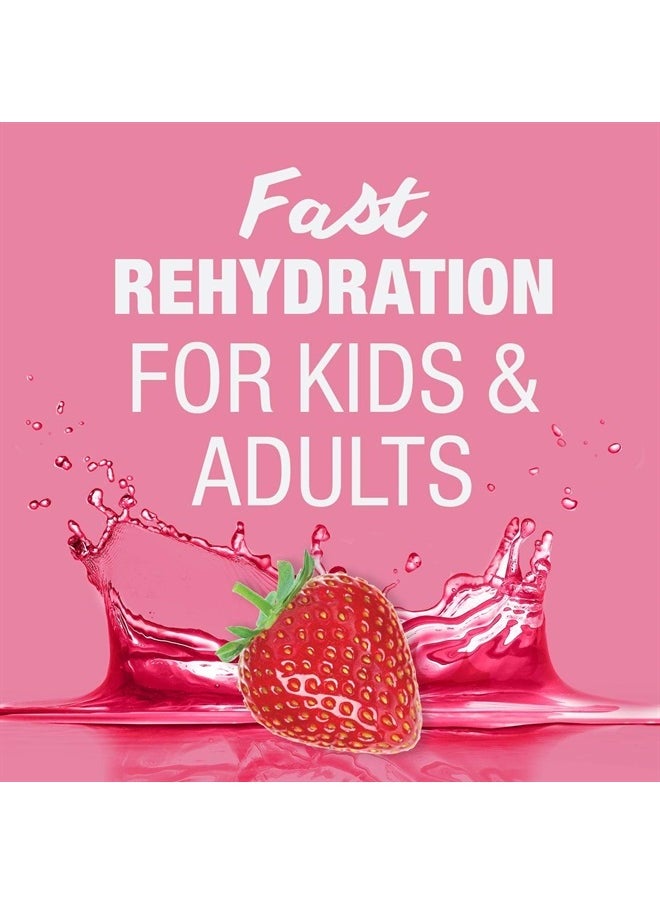 Pedilayte Pedialyte Electrolyte Solution, Strawberry, Hydration Drinks, half liter each 16.9 Fl.Oz (Pack of 12) Package may vary  - Image 3