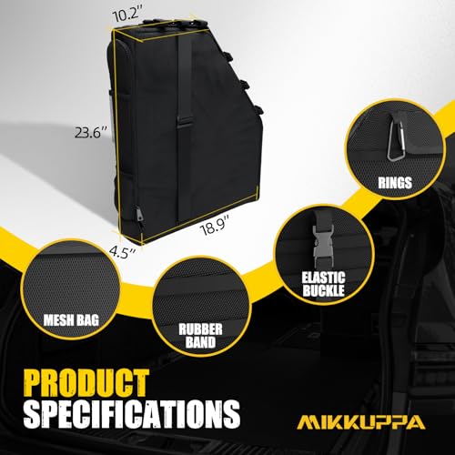 MIKKUPPA Roll Bar Storage Bag Compatible with 19972023 Jeep Wrangler JK TJ LJ Unlimited JL 4Door Saddle Bag Cargo Organizer Tool Kit with MultiPockets Pack of 2 - Image 3