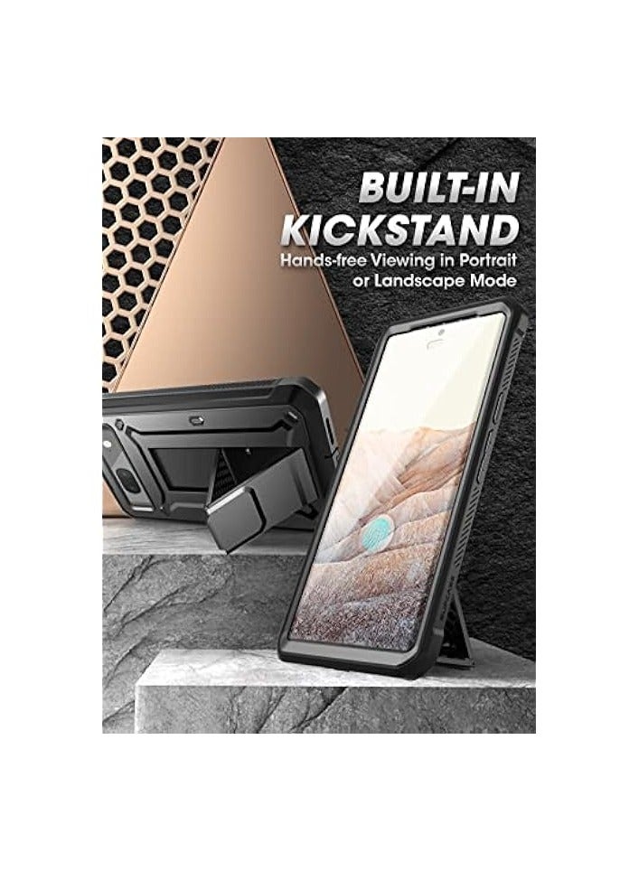 SUPCASE [Unicorn Beetle Pro] Case Designed For Google Pixel 7 5G Rugged Holster Case with Screen Protection with built-in Screen Protector - Black - Image 4