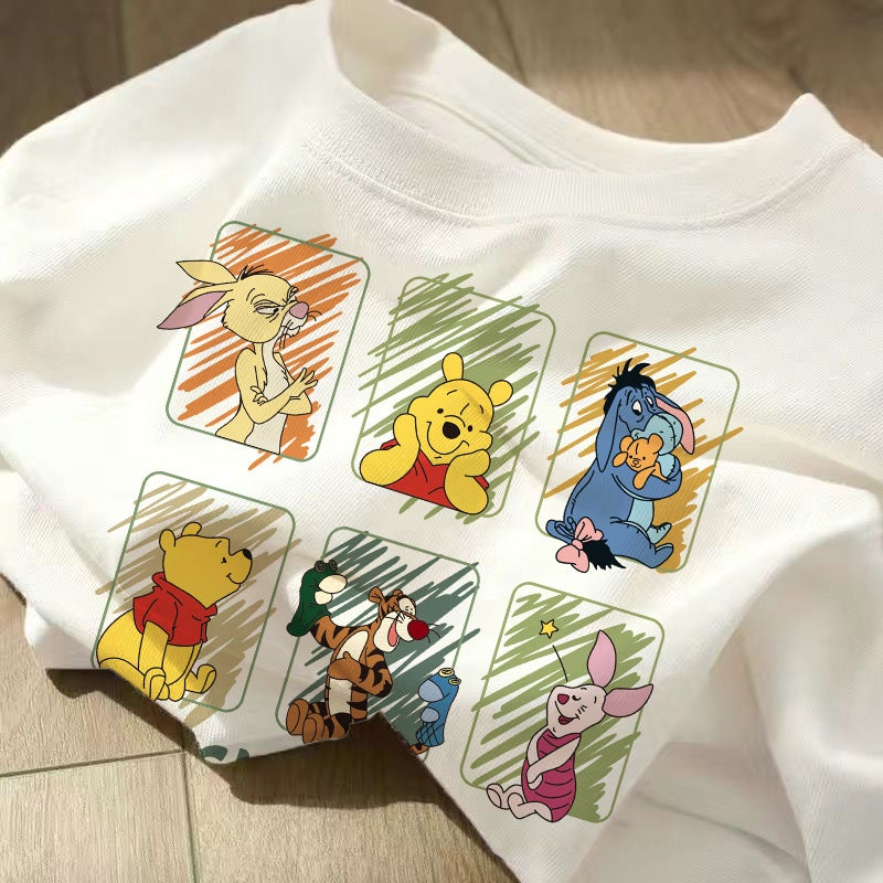 Factory wholesale short sleeve cherry balls printed clothes T-shirt trendy thin fashion Korean short sleeve T-shirt - Image 4