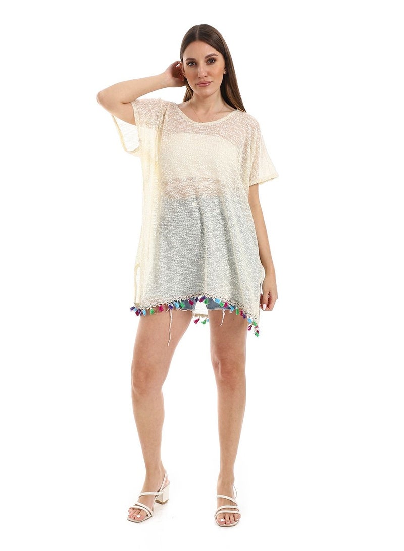 Caesar Womens Shawl Without Sleeves - Image 1