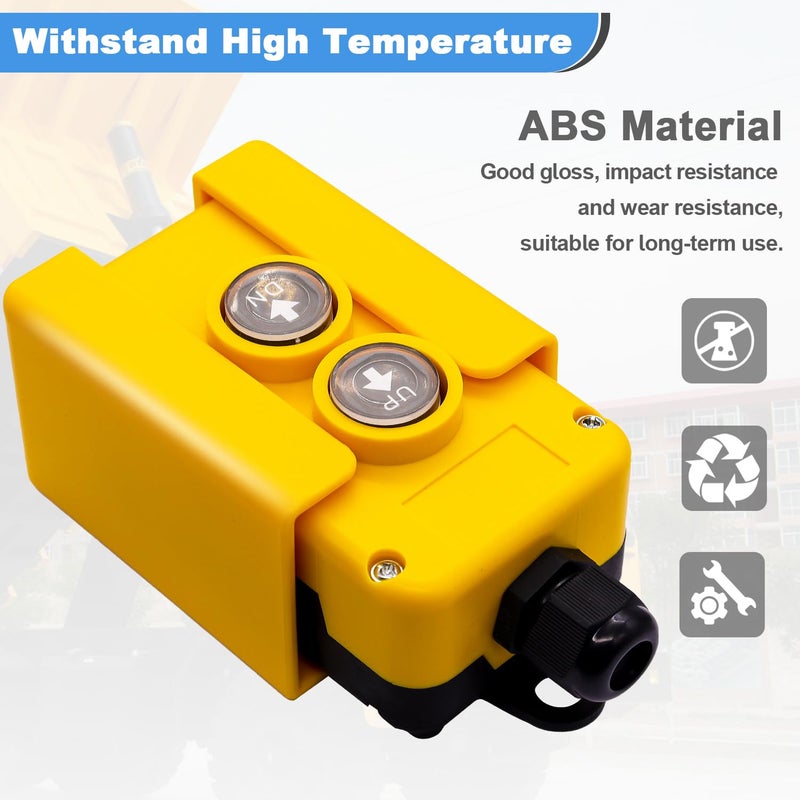 mxuteuk Dump Trailer Remote Control Switch 12V DC Trailer Up and Down Control Switch for Lift Gate Truck Tipper Trailer Hoist G018 - Image 3