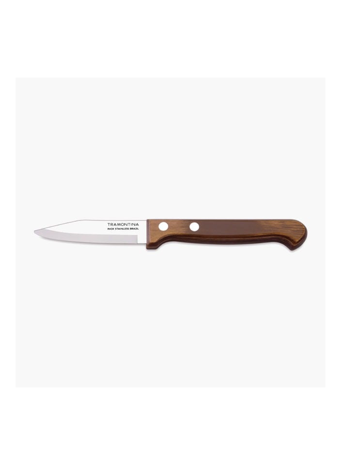 TRAMONTINA Tramontina Since 1911 Made in Brazil – 3″ Polywood Paring Knife | Red Treated Wood Handle | Stainless Steel Precision Blade | Dishwasher Safe  - Image 2