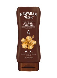 Hawaiian Tropic Island Tanning Lotion Spf 4 236Ml (8Oz)  - Image 1