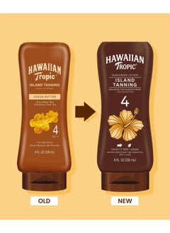 Hawaiian Tropic Island Tanning Lotion Spf 4 236Ml (8Oz)  - Image 2