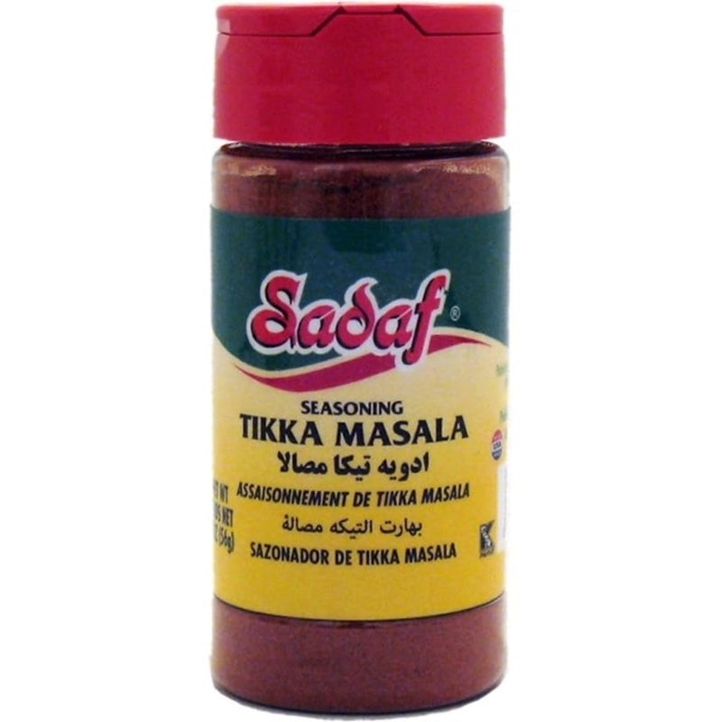 Sadaf Tikka Masala Seasoning - Tikka Masala Spice for Cooking and Food Seasoning - Chicken Tikka Masala Spice -Mediterranean Cuisine - Kosher - 2 Oz Bottle with Shaker Top - Image 1