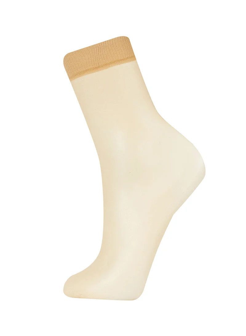 DeFacto 15 Denier Fit 3-Pack Short Sheer Socks