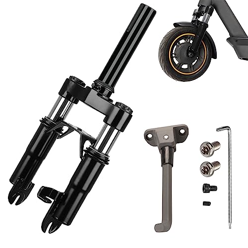 MIMIRACLE Electric Scooter Front Suspension Kit Spring Fork Compatible with Max G30 G30LP Segway Ninebot Electric Scooter Shock Absorption Parts Anti-Vibration Accessories with Foot Stand - Image 1