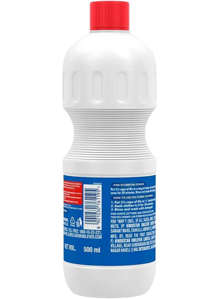 Rin Ala Fabric Whitener | Disinfectant | Stains Remover | Sanitizer | Bleach, 500 ml - Image 2