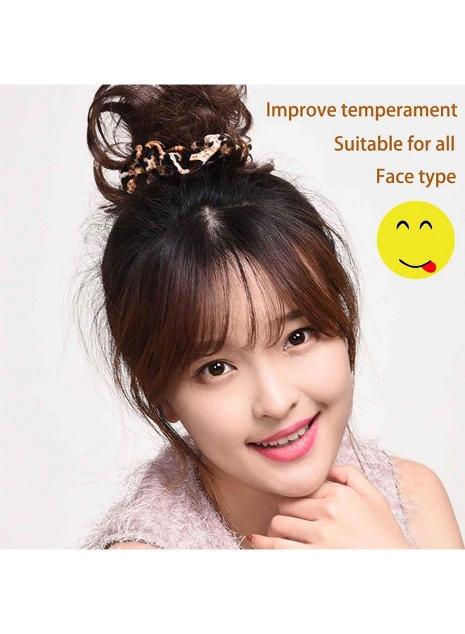 TUICARE 6 Pcs Scrunchies For Hair Cheetah Print Hair Ties Scrunchie Animal Print Velvet Leopard Bow Women Lepord Large Clips For Thick Hair 3 Styles Large - Image 2