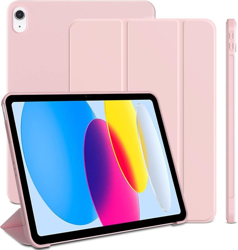 Boxome Tablet Case Cover for Apple iPad Air 11 inch (M3, M2) [Auto Sleep/Wake Cover] [Trifold Stand] - Pink - Image 1