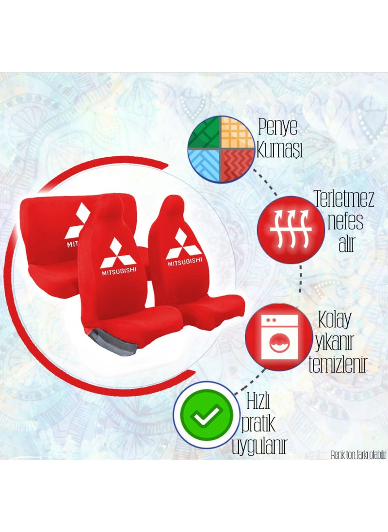 Mirsepet - Mitsubishi Colt Car Seat Cover Full Fit Set - Image 1