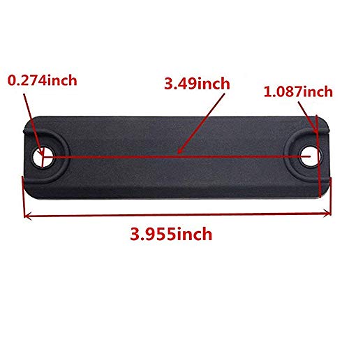 DEF Trunk Rear Hatch Liftgate Door Handle Switch Latch Cover Release Button Rubber Cover for Prius Avalon Sequoia Camry 4Runner Sienna Scion 84905-47010 84840-21010 926-098 84840-47020 (Black) - Image 2