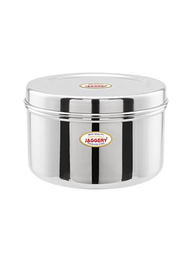 JAGGERY Brand Heavy Gauge Stainless Steel Container/Storage Box/Deep Betha Dabba/Grocery Canister/Multipurpose Dibba (Capacity- 1900ml, pack of 1pc) for Laddu,Papad,Chips,idl - Image 1