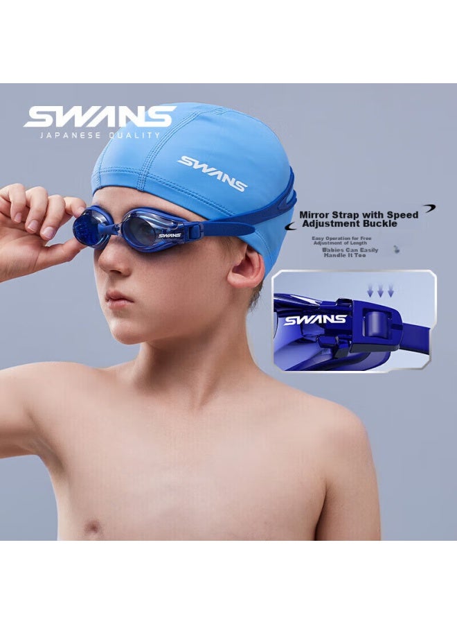 Swans Children's Swimming Goggles, High-definition Anti-fog Waterproof, For Boys And Girls, Youth Professional Training Swim Gl, Pink - Image 4