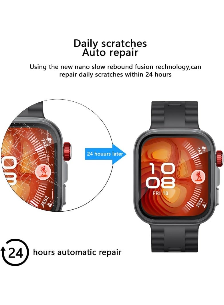 3 Pieces Protective Film For Huawei Watch Fit 4 [Full Coverage] Protective Film Material [Anti-Scratch] – Transparent - Image 5