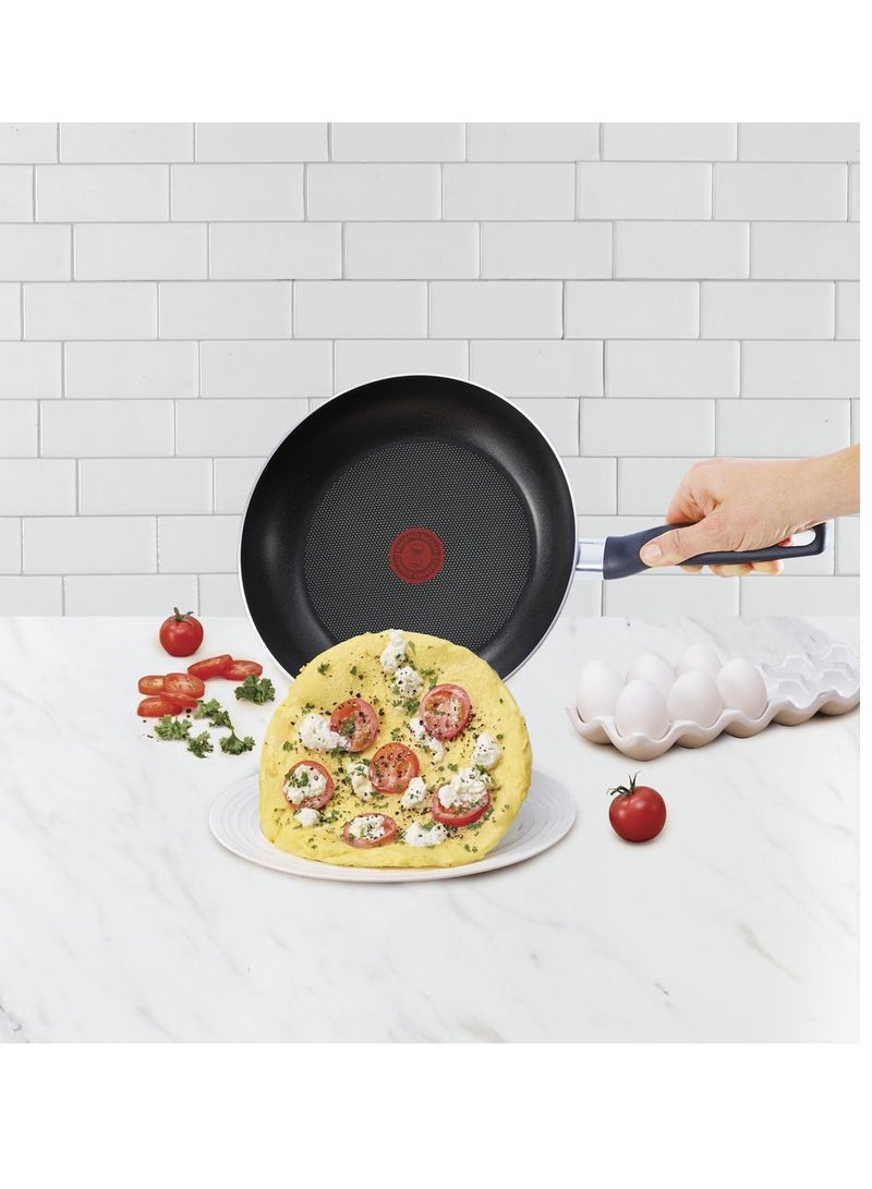 تيفال 12-Piece Super Cook Non Stick With Thermo-Spot Cooking Set Red/Black Red - Image 2