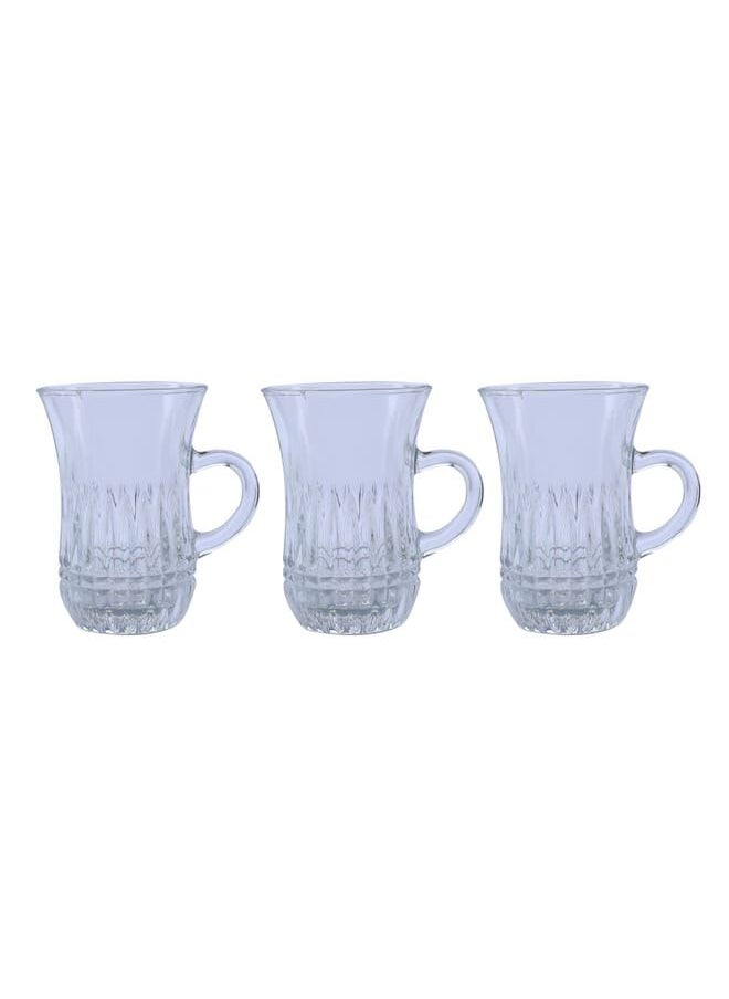 Alsaif Gallery Max Glass Tea Cups Set 6 Pieces  - Image 1