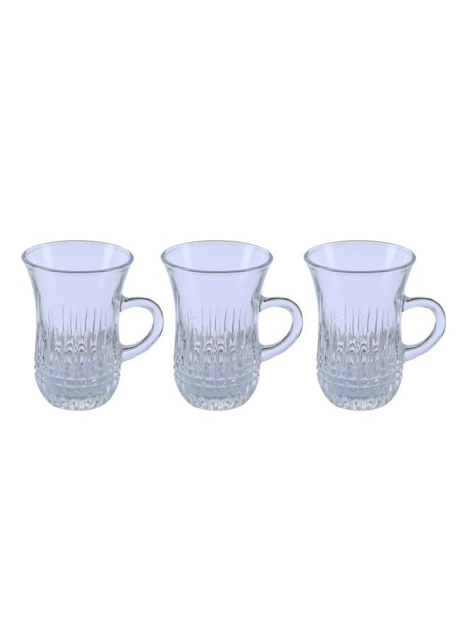 Alsaif Gallery Max Glass Tea Cups Set 6 Pieces  - Image 3