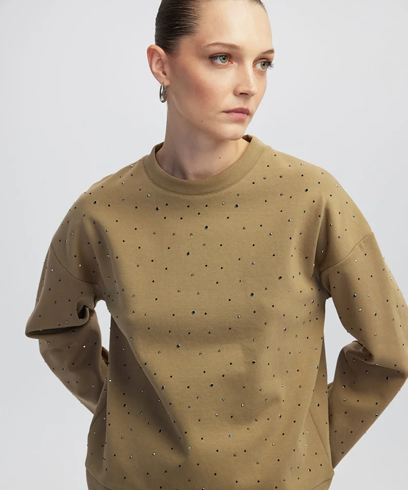 Ipekyol Rhinestone Sweatshirt