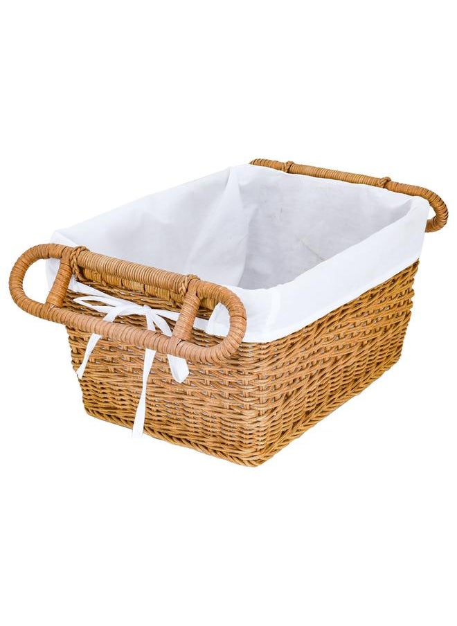 Alsaif Rectangular Wicker Serving Basket 40  - Image 2