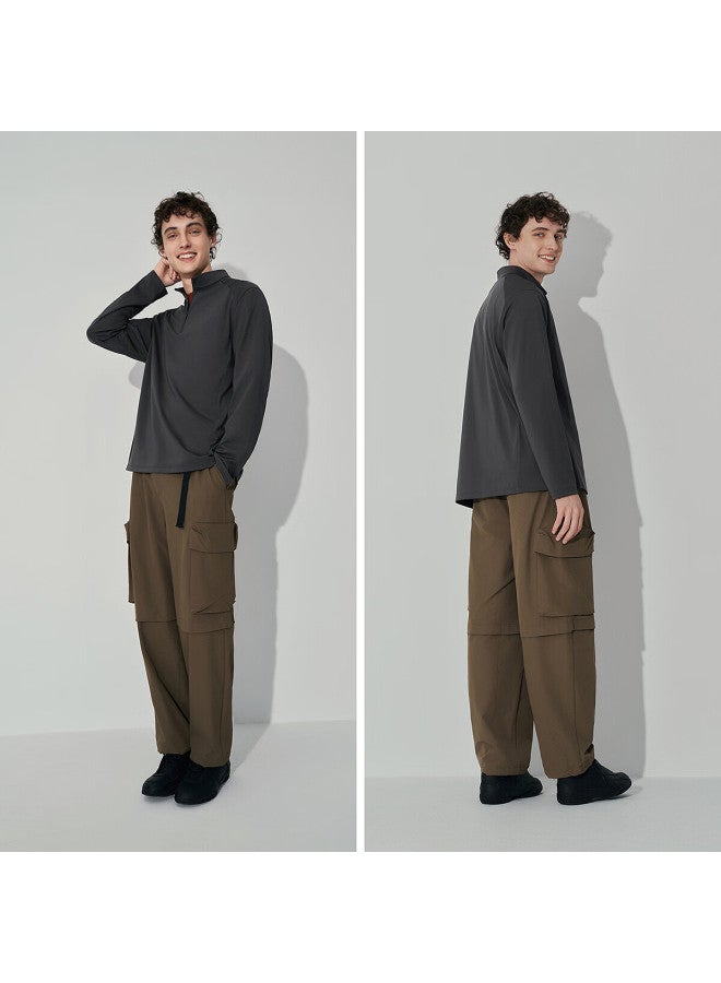 Semir [mall Matching Style] Men's Long-sleeve T-shirt, Moisture-wicking, Quick-drying, High-elasticity Undershirt, Autumn 2025 Top, 101525101110 - Image 2