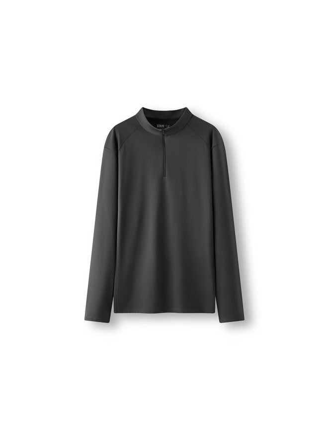 Semir [mall Matching Style] Men's Long-sleeve T-shirt, Moisture-wicking, Quick-drying, High-elasticity Undershirt, Autumn 2025 Top, 101525101110 - Image 3