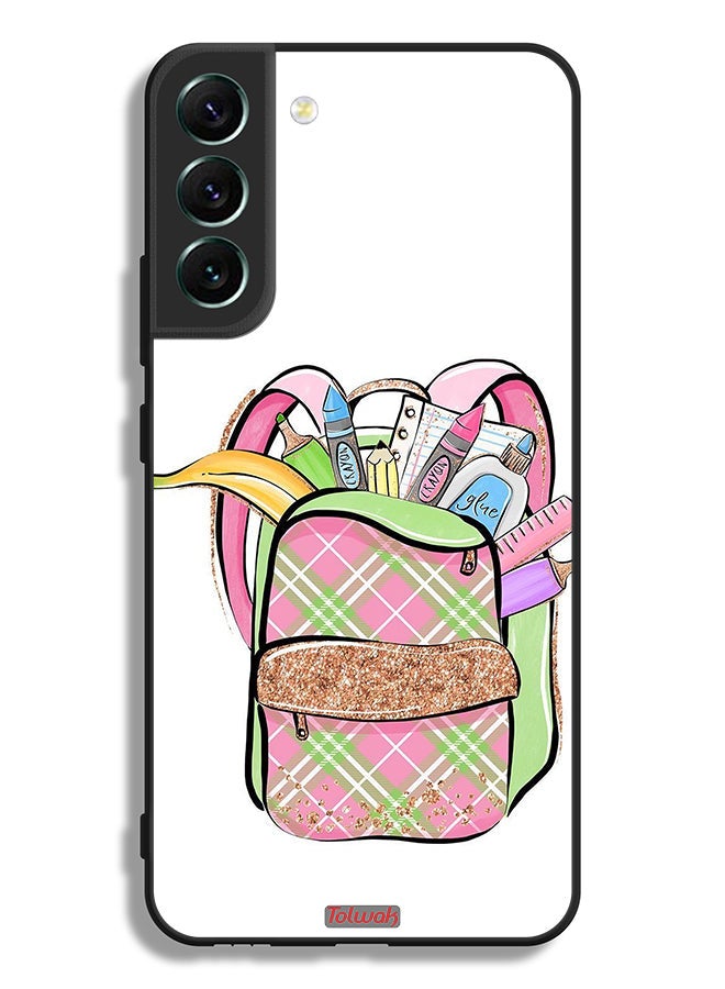 Tolwak Samsung Galaxy S22 Plus 5G Protective Case Cover Unicorn Girl Bag - Image 3