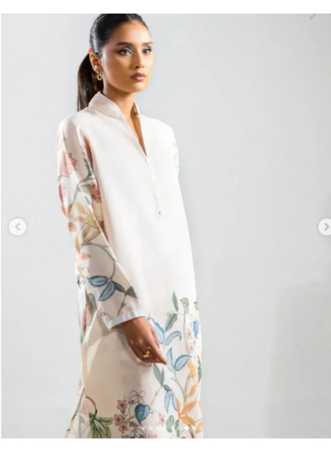 Bazm-A Fashion Atelier  BEIGE Floral-2PCS-MIX-2 PCS -SANA SAFINAS for Women | Best Price UAE