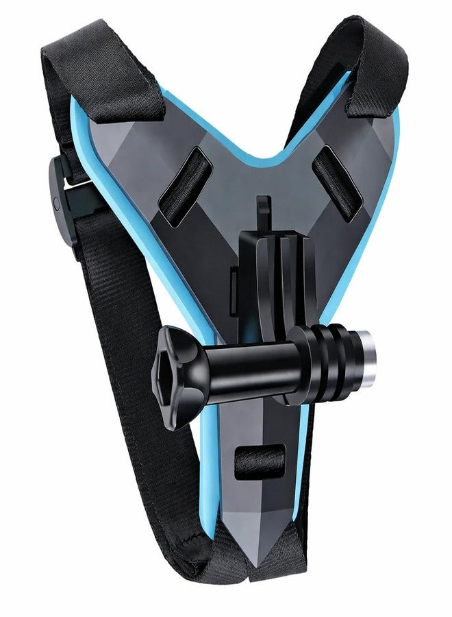 RUIGPRO Helmet Chin Mount Strap with Mobile Clip & Screw Compatible with All Smartphones Go pro | Hero 12 11 10 9 8 7 6 5 4 SJCAM DJI Insta 360 & All Action Cameras Multipurpose Helmet Chin Mount - Image 1