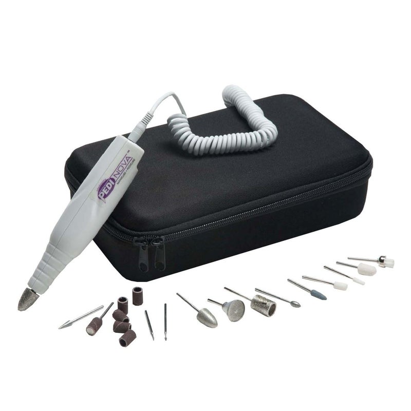 Medicool Pedinova Pro 20000 RPM Nail File Machine for Manicure and Pedicure with Travel Case and Bits PEDINOVAP