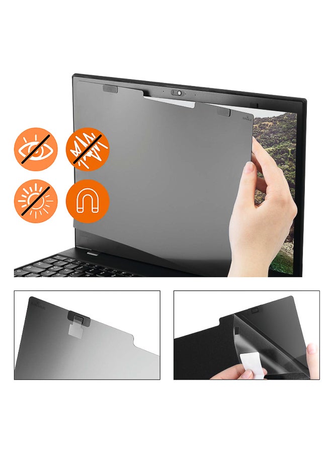 Durable Magnetic Laptop Privacy Screen Protector for 14" Laptops | 60° Limited Viewing Angle, Matte Anti-Glare, Blue-Light Reduction, Neodymium Magnet Attachment, Made in Germany - Image 3