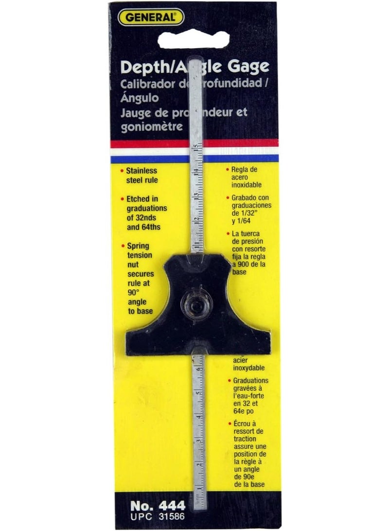 General Tools General Tools 444 Depth/Angle Gage