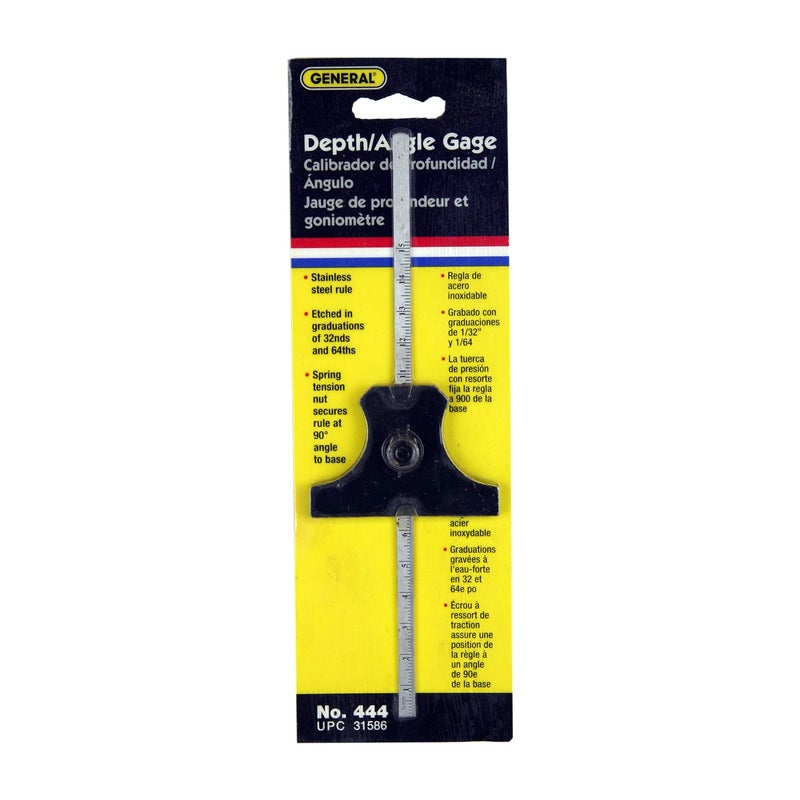 General Tools 444 Depth/Angle Gage