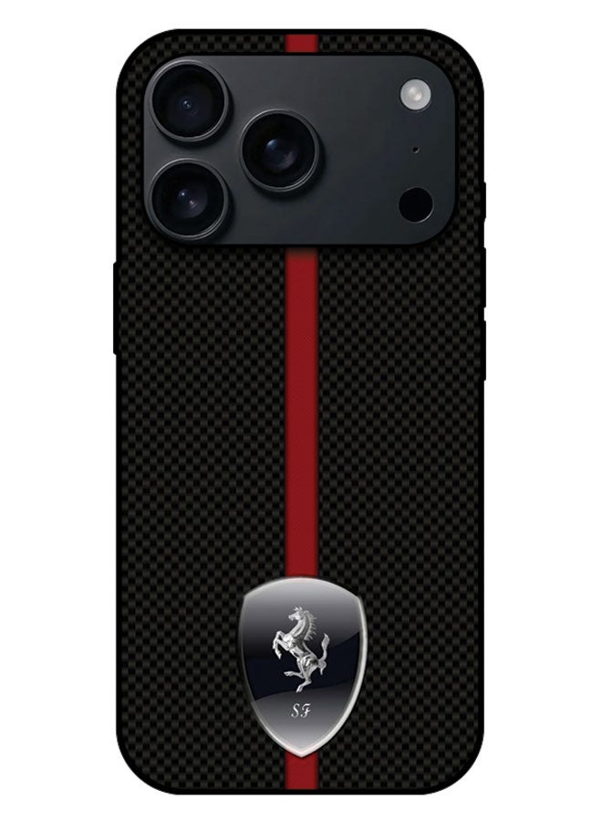 EYE CATCH Printed Protective Case Cover For Apple iPhone 17 Pro Max -  Ferrari Logo