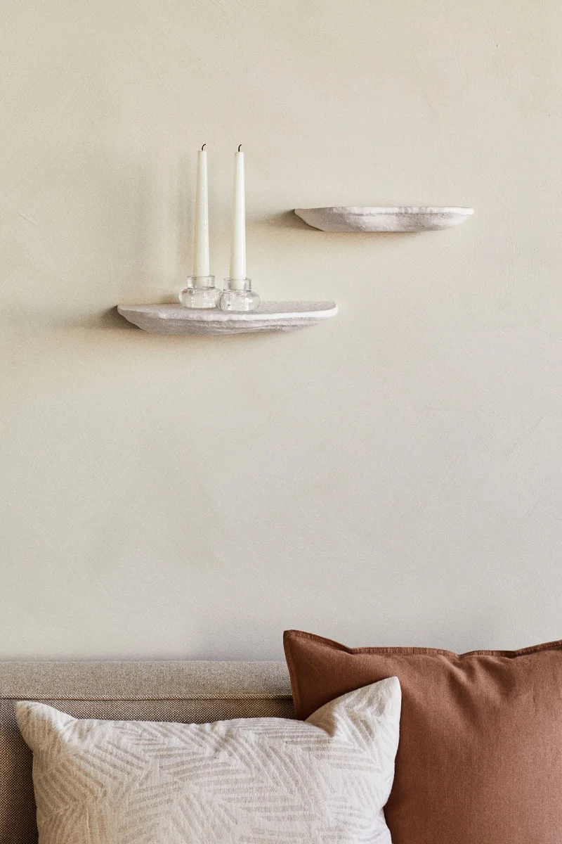 H&M 2-pack metal wall shelves