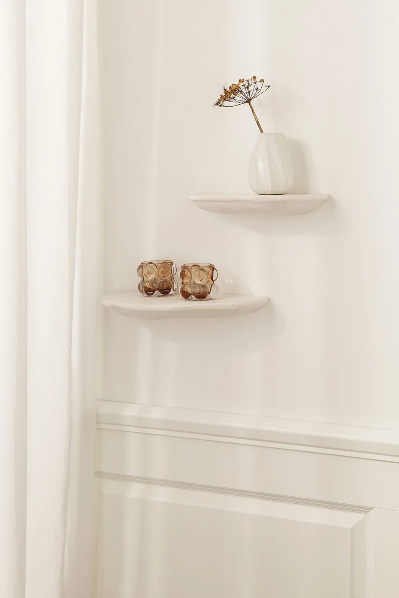 H&M 2-pack metal wall shelves