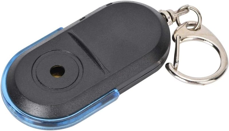 كلاراكو صفارة المفاتيح المفقودة، جهاز إنذار لاسلكي ضد الفقدان، جهاز تحديد موقع المفاتيح، صوت صفارة، ضوء LED مع بطارية (أزرق) - Image 4