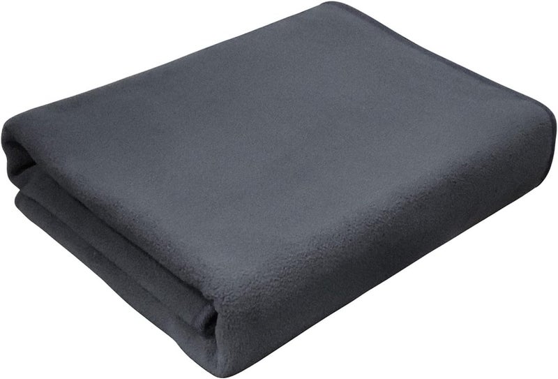 klarako 59 X 31.5 Inch Electric Blanket Quick Heating Cape Thermal Skirt Electric Blanket Thermostat Settings USB Powered Large Capacity Pockets Washable Exercising Equipment (Grey, One Size) - Image 5