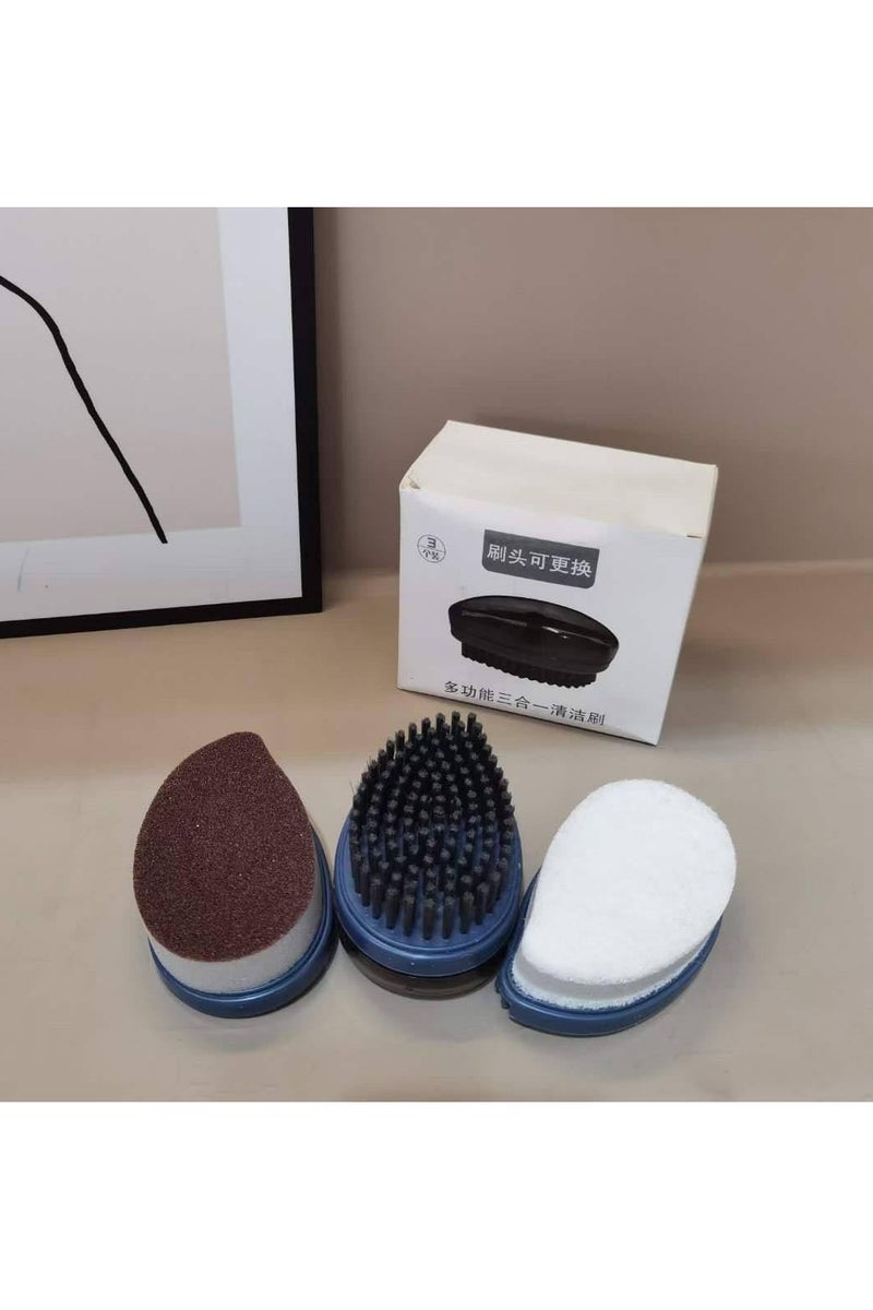 طقم فرشه بخزان للصابون والشاورجيل ٣ قطع في علبه واحده - Image 1