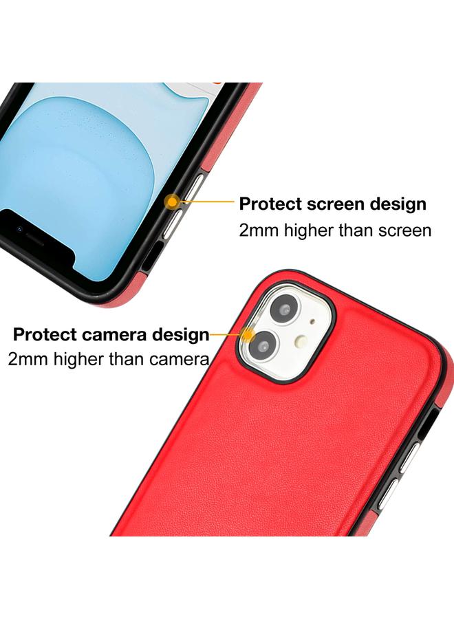 Zaboon Case For iPhone 11 Leather Texture Full Coverage Phone Case - Image 4