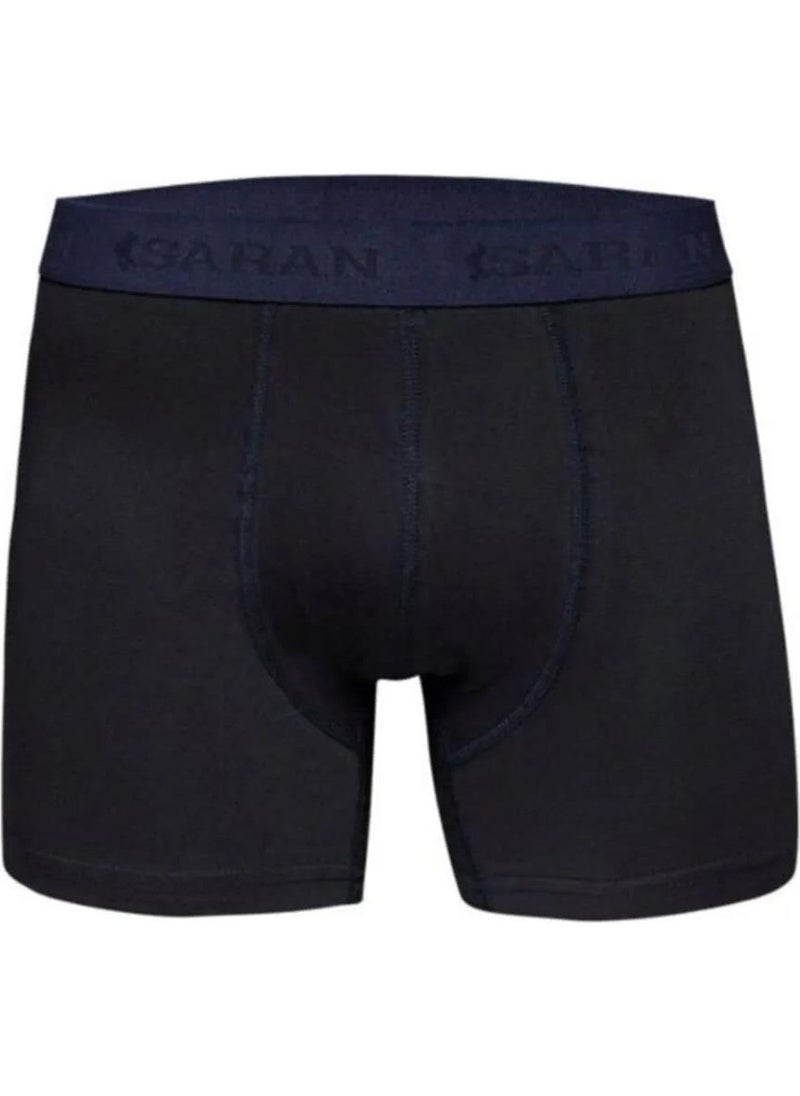 Saran Men's Lycra Cotton Boxer 3103 - 6 Pieces 