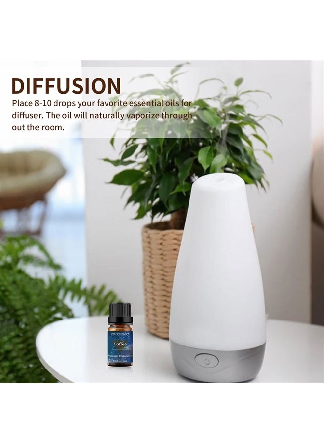 BURIBURI - Coffee Essential Oil 10ml Aromatherapy Fragrance Oil for Candle Making, Soap Making, Diffuser, Humidifier - Image 1