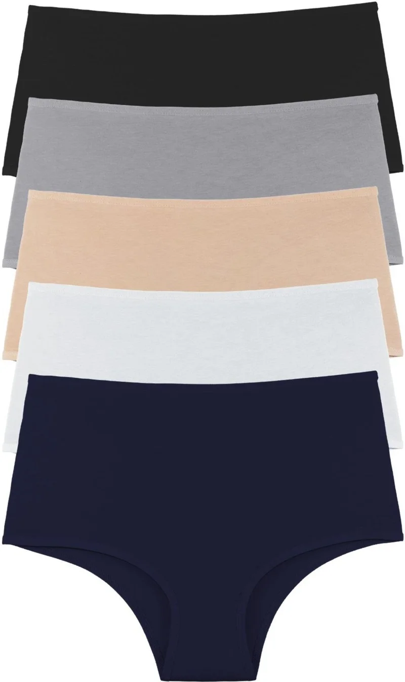 سينسو Women's Bato Panties Mixed Color 5 Pack - KTS4020