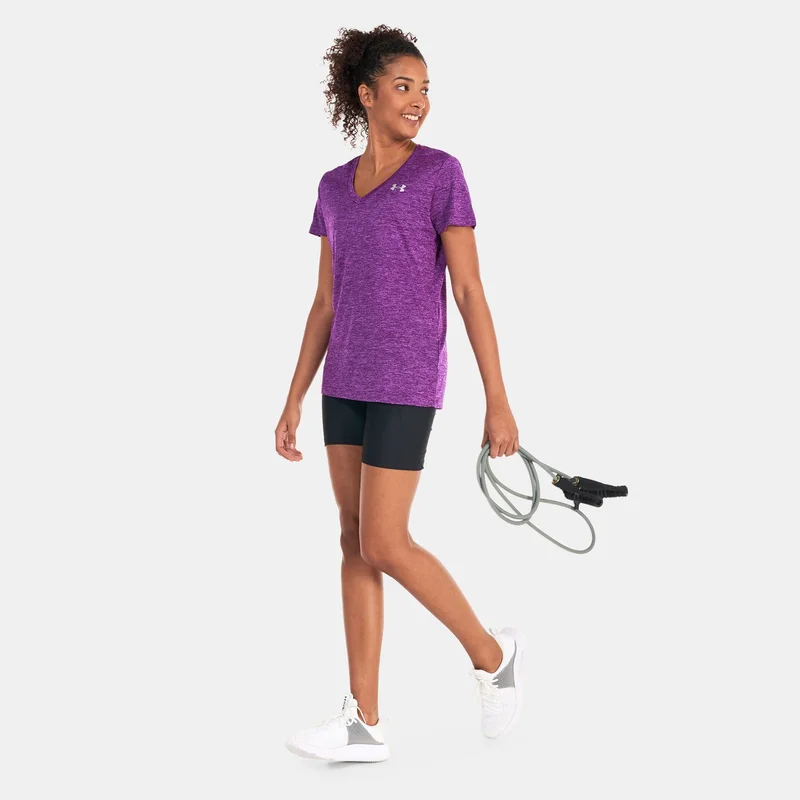 UNDER ARMOUR Women's Tech™ Twist V-Neck Training T-Shirt