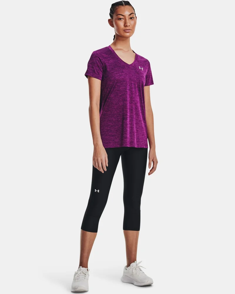 UNDER ARMOUR Women's Tech™ Twist V-Neck Training T-Shirt