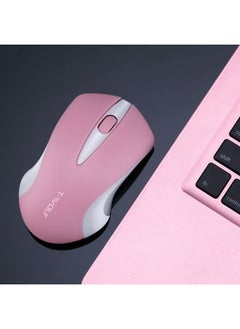 T-WOLF Q2 3-Buttons 1200 DPI 2.4GHz Wireless Mouse(Pink)